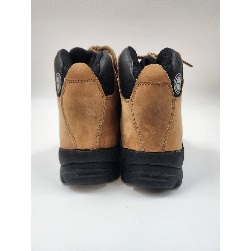 Hi-Tec‎ Waterproof Hiking Boots Tan Nubuck Leather Lace Up Outdoor Trail Shoes